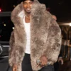 Buy Serge Ibaka Fur Jacket Coat With Hood