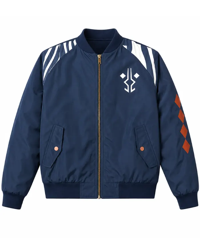 Buy Star Wars Ahsoka Blue Bomber Jacket