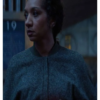 Camille-Sims-Silo-Tv-Series-S03-Alexandria-Riley-Grey-Wool-Bomber-Jacket-Closeup