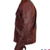 Captain America The First Avengers Brown Distressed Leather Jacket