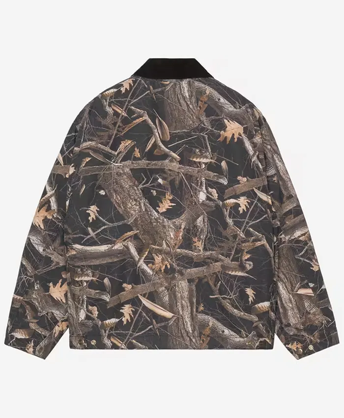 Carhartt Feather Tree Camo OG Detroit Jacket Back