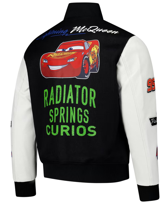 Cars Freeze Max Radiator Full-Zip Black Varsity Jacket