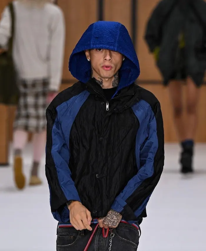 Central Cee Burberry LFW 26 Runway Jacket