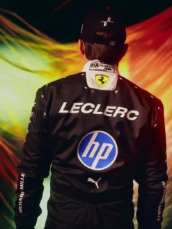 Charles Leclerc Ferrari F1 Special Black Scuderia Singapore Grand Prix Racing Suit back view