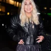 Cher New York In moncler Black Leather Jacket For Sale
