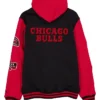 Chicago Bulls Throwback Patch Jacket Back