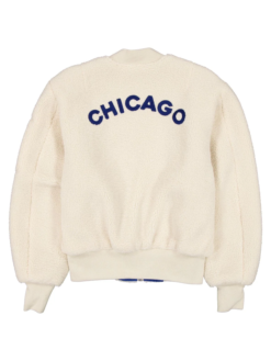 Chicago Cubs x Alpha x New Era MA-1 Sherpa Flight Jacket Back