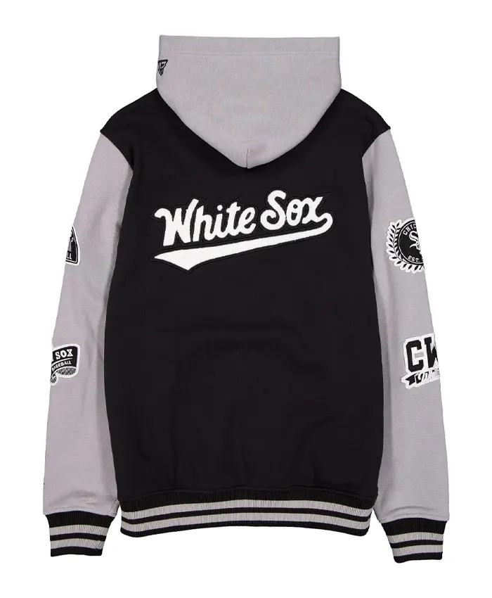 Chicago White Sox Throwback Patch Jacket Back