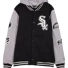Chicago White Sox Throwback Patch Letterman Varsity Jacket