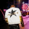 Chris Brown RB Tour Vanson Leathers Racing Jacket