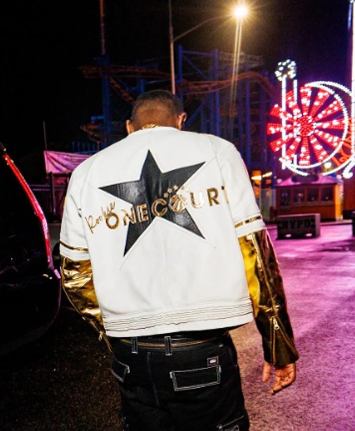 Chris Brown RB Tour Vanson Leathers Racing Jacket