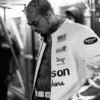 Chris Brown Vanson Leathers White Jacket In RB Tour