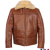Clark-Shearling-Leather-Brown-Jacket