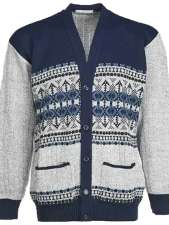 Classic ZIP Thick Warm Cardigan Sweater Jumper For Winter