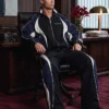 Close-up of Gucci x CR7 Cristiano Ronaldo Black And Blue Polyester Tracksuit