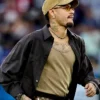 Close-up of Neymar Jr. NFL Dallas Cowboys vs Baltimore Ravens Rio Game Cotton Black Workwear Jacket