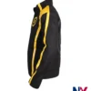 Close-up of Nike Max 90 Pack Laser Woven Black Track Jacket For Men and Women