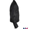 Close-up of Tracy Spiridakos TV-Series Anna Pigeon 2026 Black Leather Biker Jacket