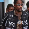 Close view of Las Vegas F1 Grand Prix Y-3-N x Neighborhood Travis Scott Adidas Black Cotton Racing Jacket