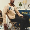 Close view of Los Angeles Rams x Elwood 1951 World Championship 75th Anniversary Cotton Jacket