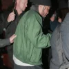 Close view of NBC Saturday Night Live Season 52 Premiere Jalen Brunson Green Cotton Workwear Jacket