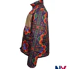 Close view of TK Lee Series 2024 The Brothers Sun Joon Lee Satin Floral Print Zip-Up Jacket