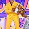 Close view of The Tonight Show Starring Jimmy Fallon Tom Cruise Digger 2026 Yellow Cotton Jumpsuit