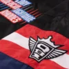 Cody Rhodes Neon Nightmare Full-Zip Windbreaker Jacket Black-Navy