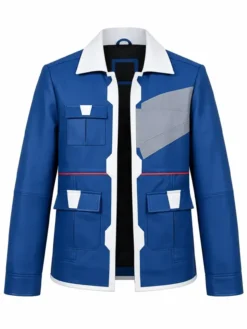 Cyberpunk Edgerunners 2 D Utility Jacket In Blue