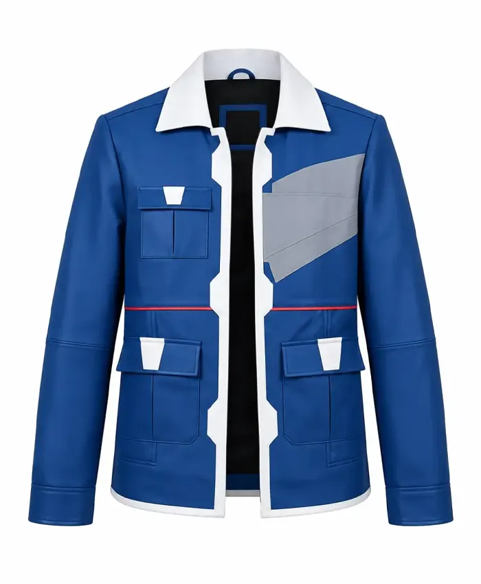 Cyberpunk Edgerunners 2 D Utility Jacket In Blue