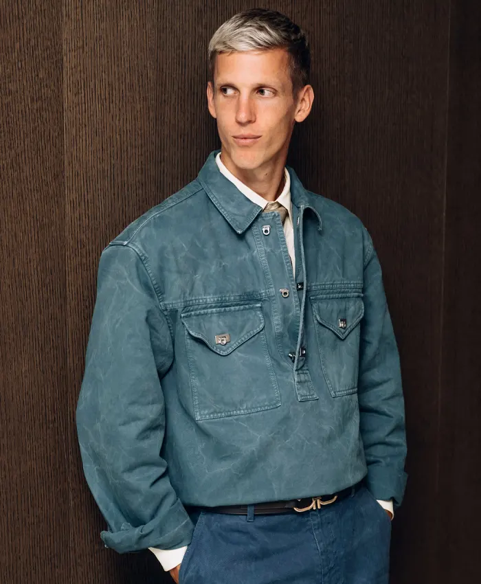 Dani Olmo Denim Jacket Blue