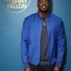 Daniel Kaluuya Tonight Show Blue Bomber Jacket