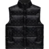Denim Tears Jacquard Monogram Cotton Wreath Black Vest