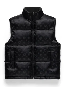 Denim Tears Jacquard Monogram Cotton Wreath Black Vest