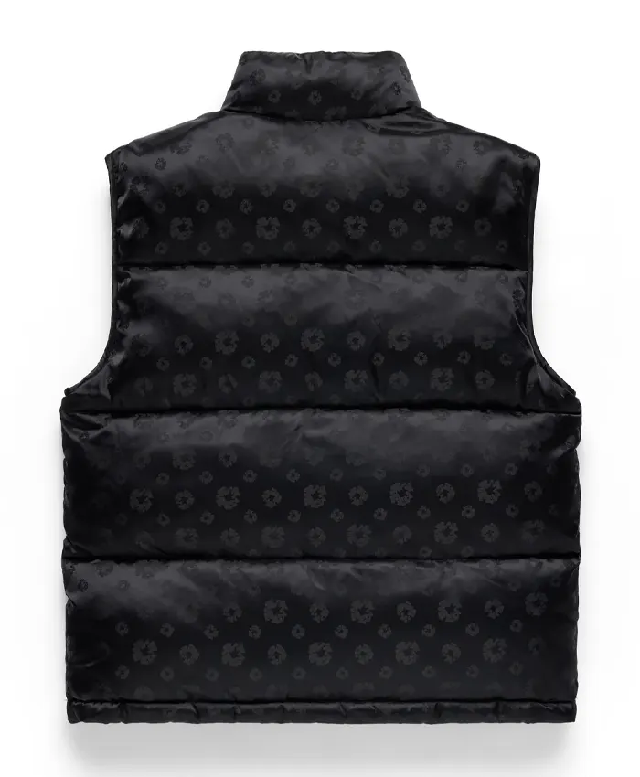 Denim Tears Jacquard Monogram Cotton Wreath Vest Back