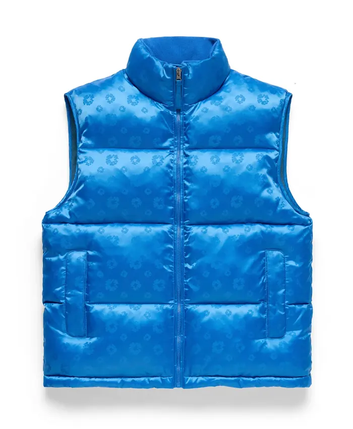 Denim Tears Jacquard Monogram Vest Blue