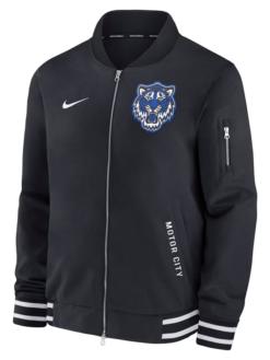 Detroit Tigers Nike City Connect Game Time Full Zip Bomber Jacket