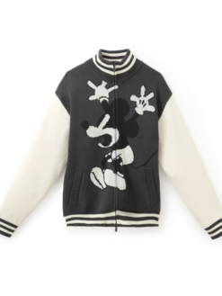 Disney Mickey Mouse Bomber Varsity Jacket For Sale