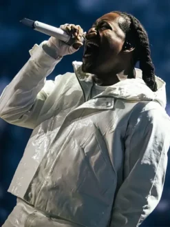 Don-Toliver-Octane-Tour-White-Hooded-Technical-Jacket