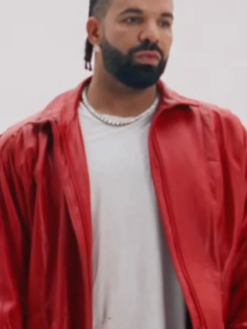 Drake x Yeat Fomo Red Bomber Varsity Jacket
