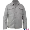 Duncan TV-Series The Audacity S01 Billy Magnussen Grey Wool Jacket front view