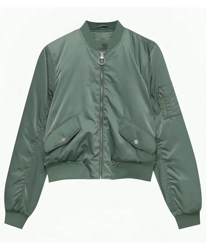 Emma Myers A Good Girl’s Guide to Murder Bomber Jacket