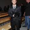 Fendi Show Milan Fashion Week Bang Chan Black Long Jacket