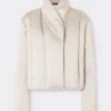 Ferrari Padded Duchesse Satin Blouson