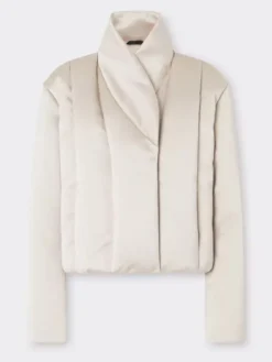 Ferrari Padded Duchesse Satin Blouson