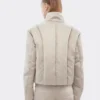 Ferrari Women Padded Duchesse Satin Blouson Jacket Back