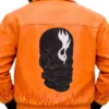 Flame-Style-Skull-Embroidered-Orange-Bomber-Leather-Jacket