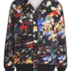 Football Club Bayern Munich 26-27 Adidas Oktoberfest Multicolor Satin Cardigan Jacket front view