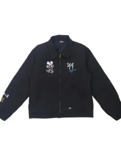 Formula 1 Steadman Stars Full-Zip Quilted Jacket Black