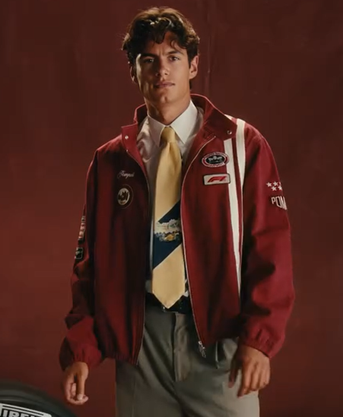 Formula 1 x Pompeii Bomber Jacket Red